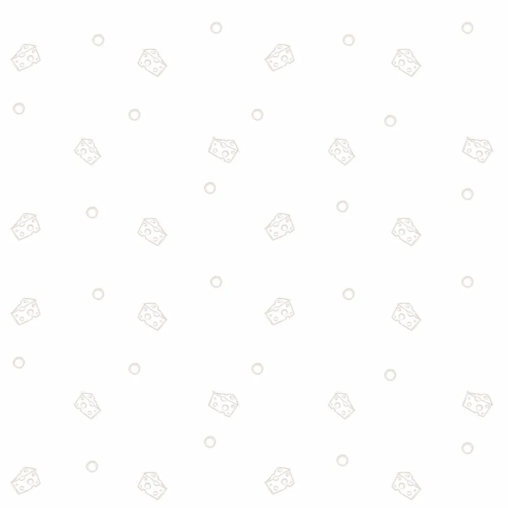 White Embossed Wallpaper – Nursery Brightness (8926-1)